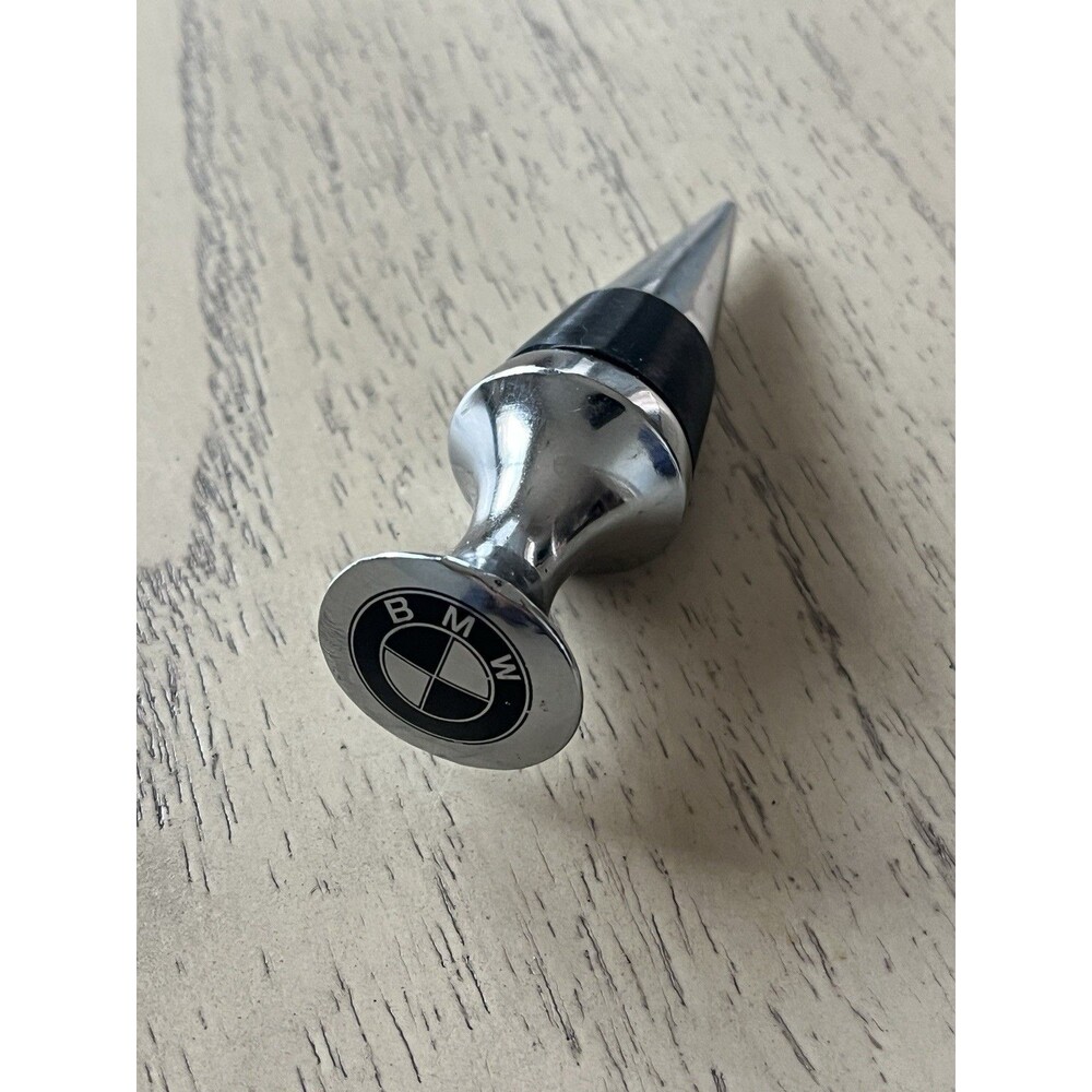 BMW Custom Chrome Metal Wine Bottle Stopper - Add A High End Touch to Your Wine